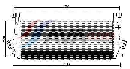 Інтеркулер AVA QUALITY COOLING OLA4549 - zapix