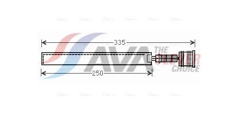 Осушувач кондиціонера AVA QUALITY COOLING OLD645 - zapix