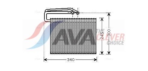 Випарник кондиціонера AVA QUALITY COOLING OLV399 - zapix