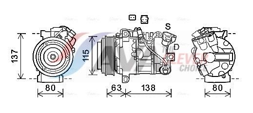 Компресор кондиціонера AVA QUALITY COOLING RTAK630 - zapix