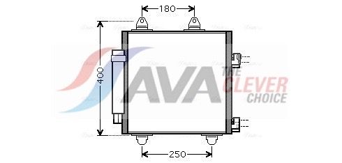 Радіатор кондиціонера AVA QUALITY COOLING TOA5414D - zapix