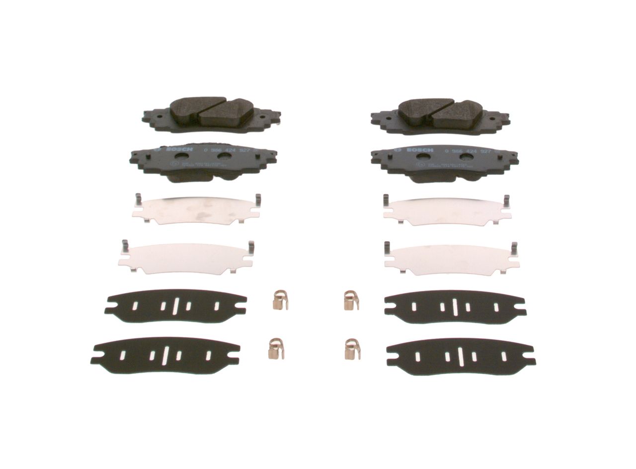 Гальмівні колодки дискові BOSCH 0986424927 - zapix