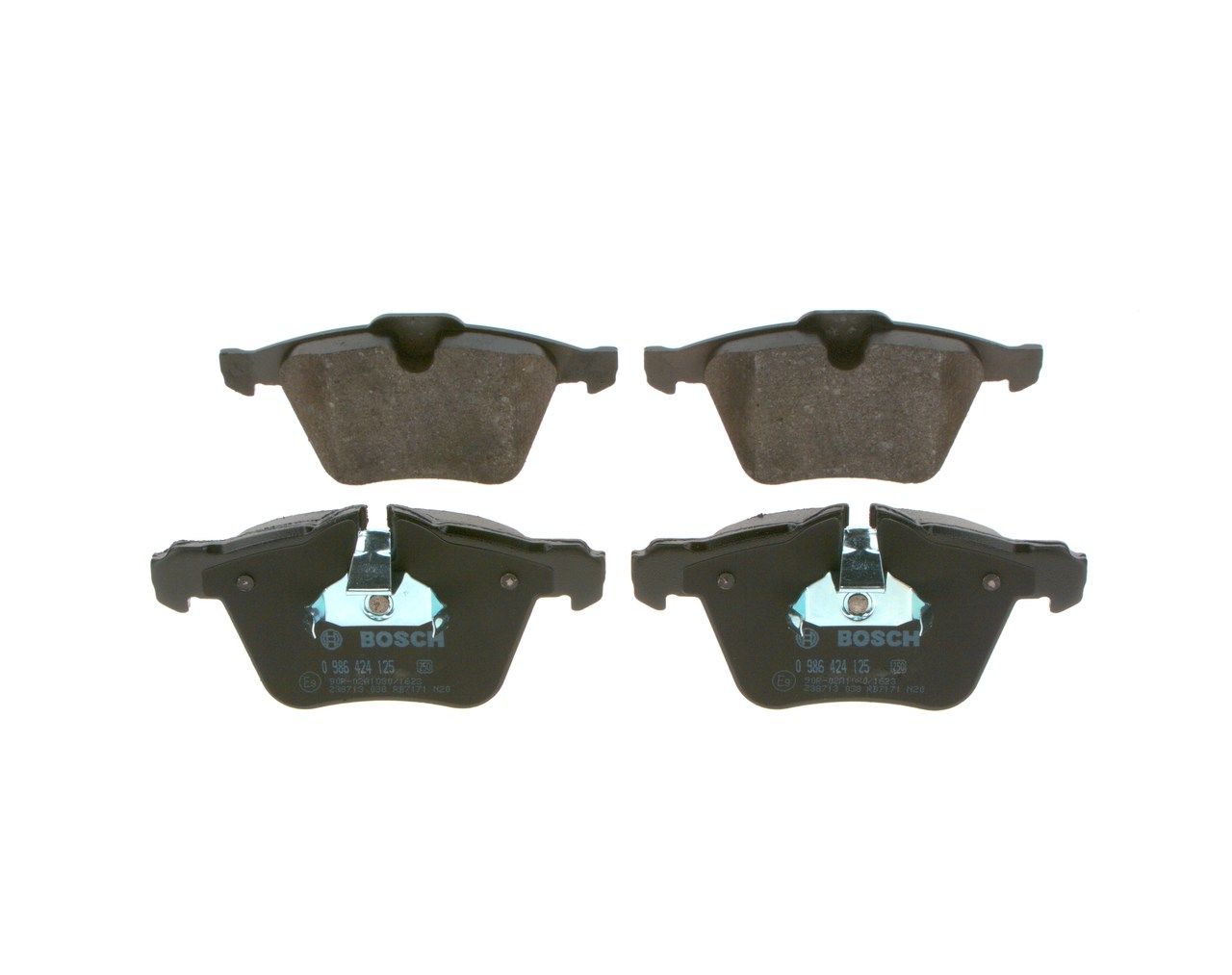 Гальмівні колодки дискові BOSCH 0986424125 - zapix