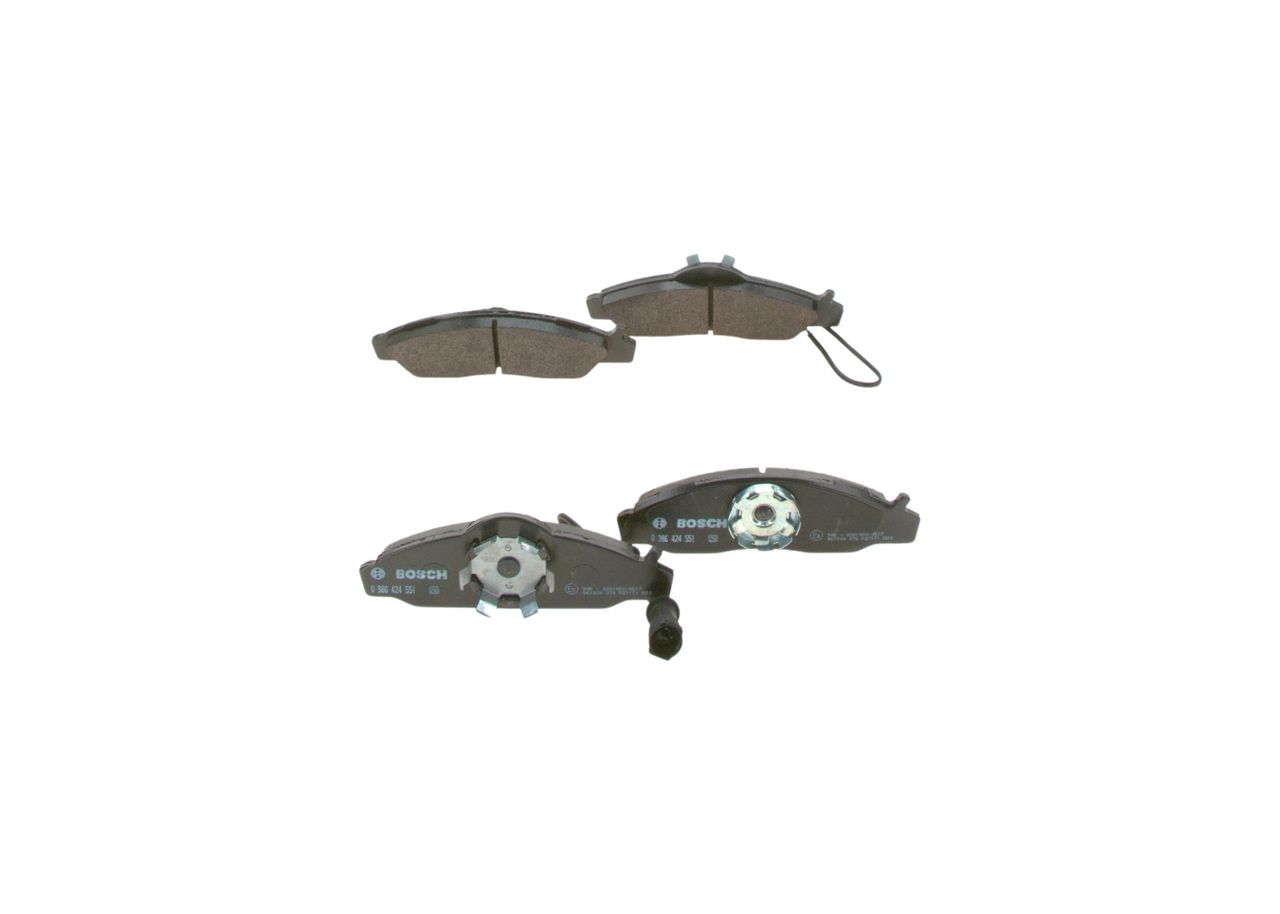Гальмівні колодки дискові BOSCH 0986424551 - zapix