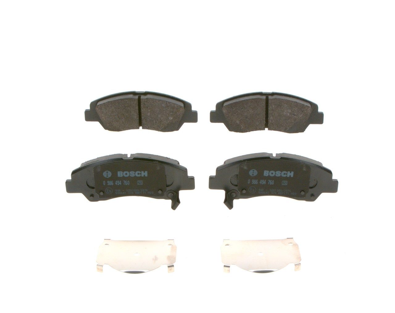 Гальмівні колодки дискові BOSCH 0986494760 - zapix