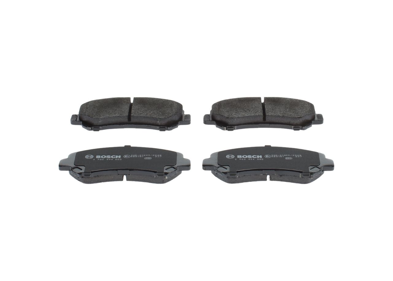 Гальмівні колодки дискові BOSCH 0986494885 - zapix