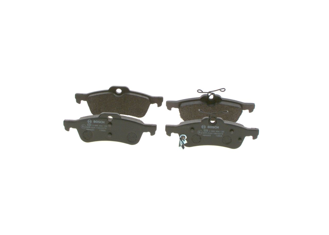 Гальмівні колодки дискові BOSCH 0986494130 - zapix