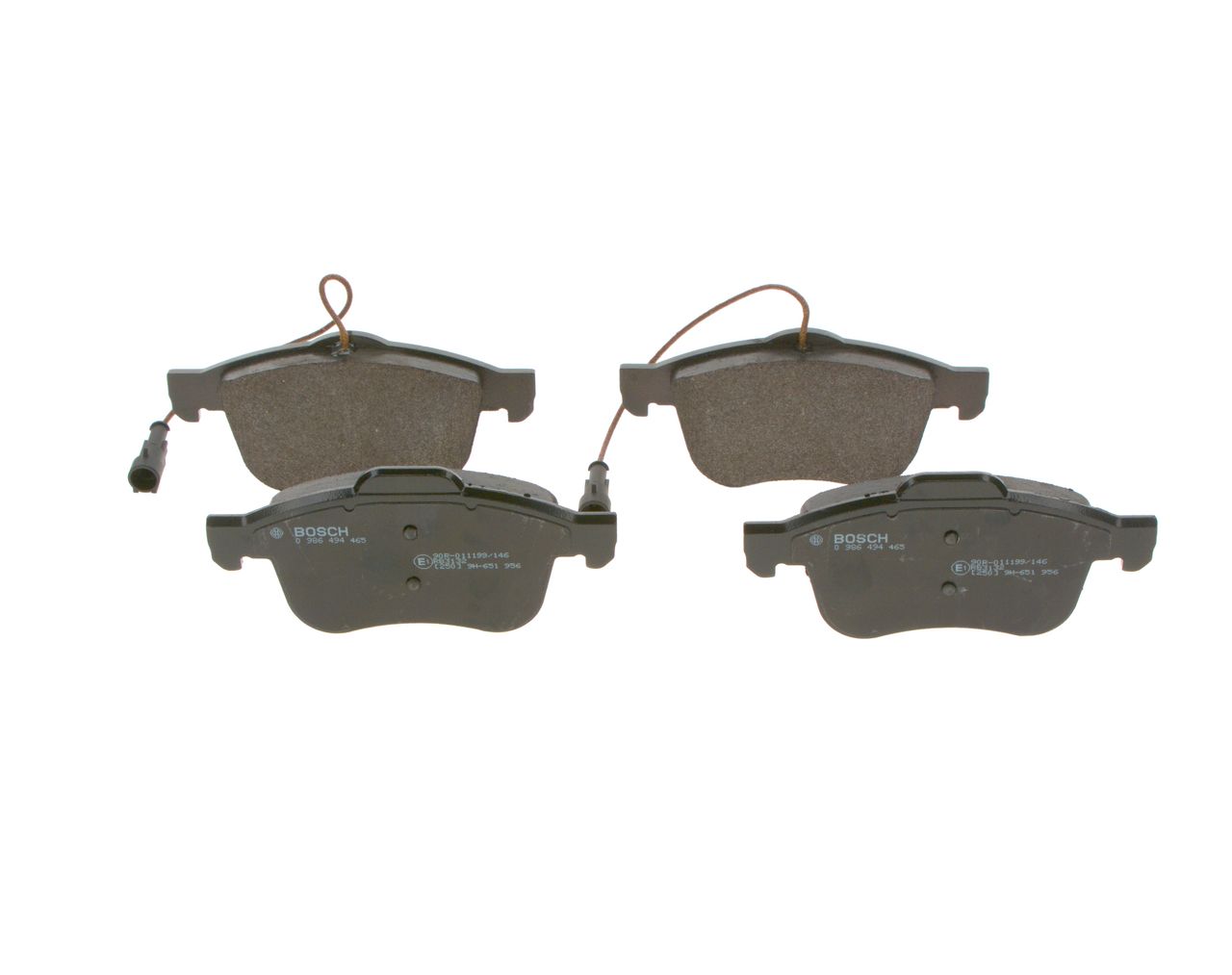 Гальмівні колодки дискові BOSCH 0986494465 - zapix