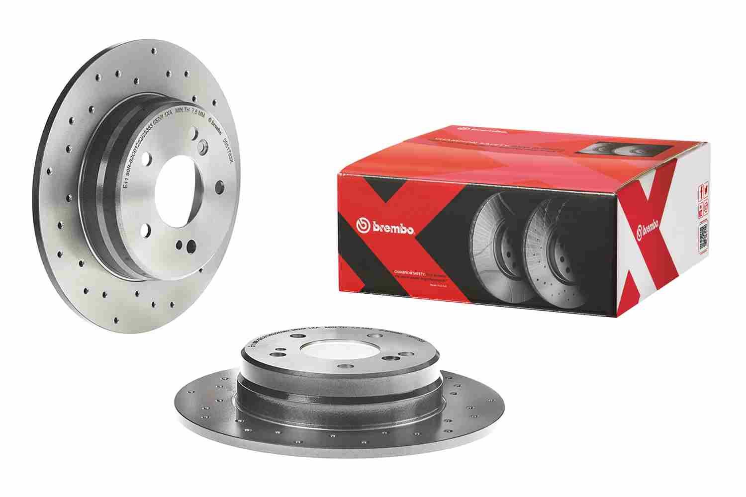 Гальмівний диск BREMBO 0851783X - zapix
