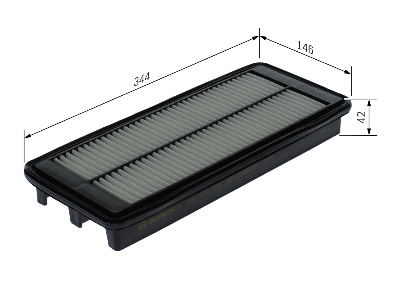Повітряний фільтр BOSCH F026400666 - zapix