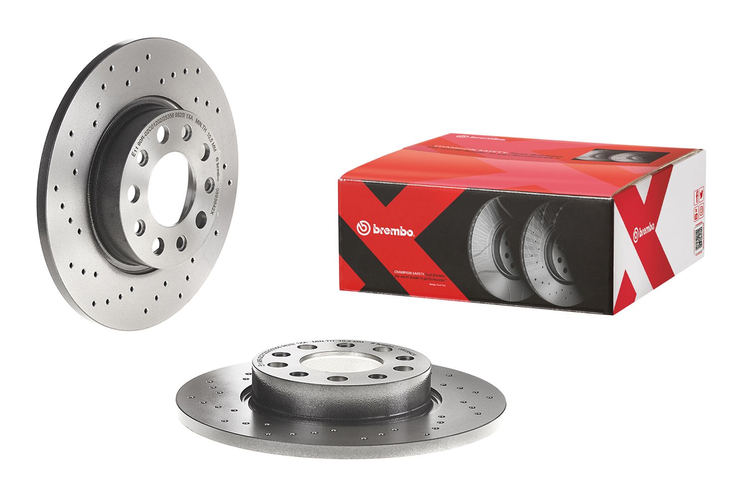 Гальмівний диск BREMBO 0893642X - zapix