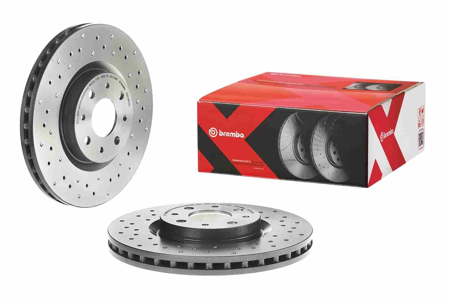 Гальмівний диск BREMBO 0951803X - zapix