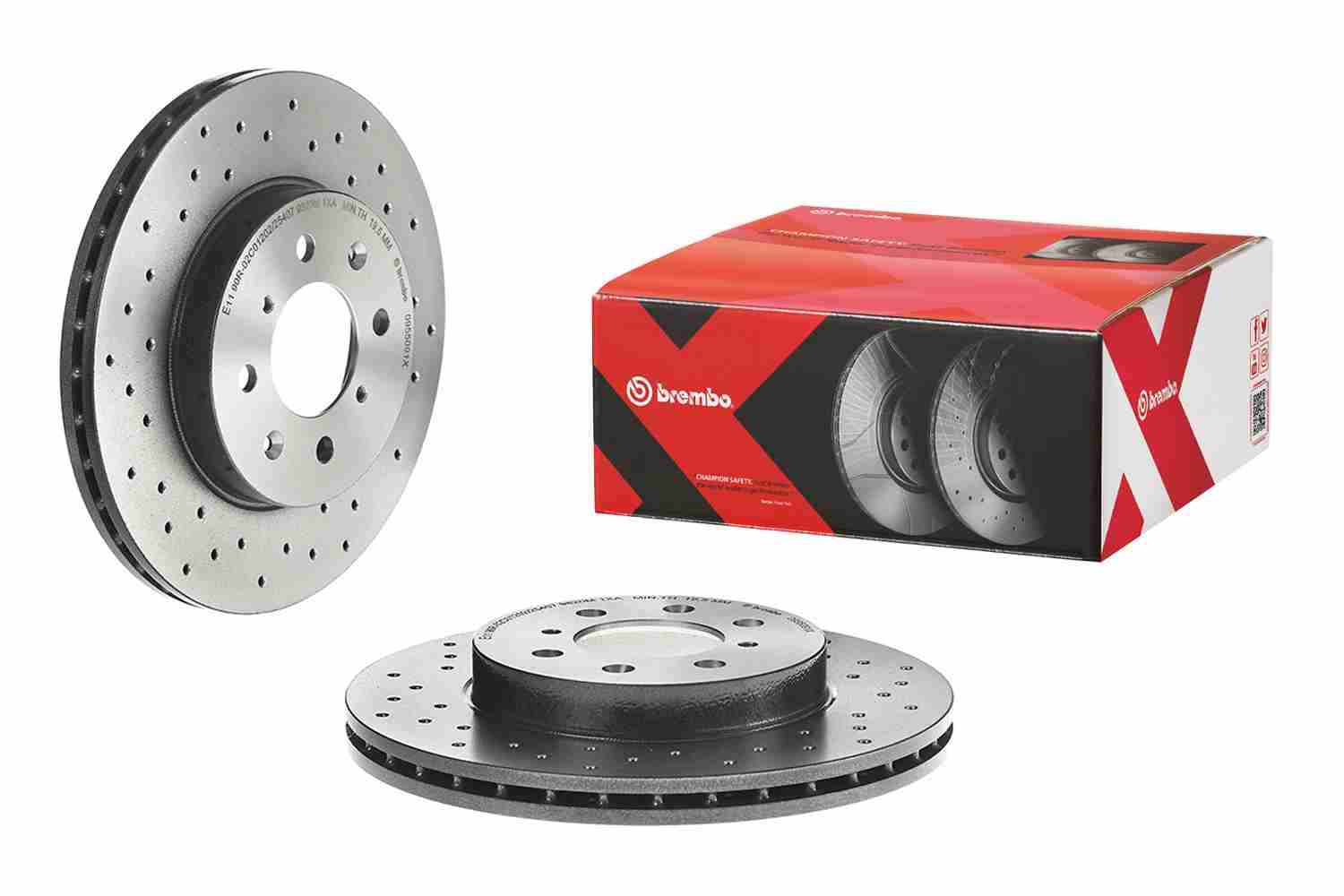 Гальмівний диск BREMBO 0955091X - zapix