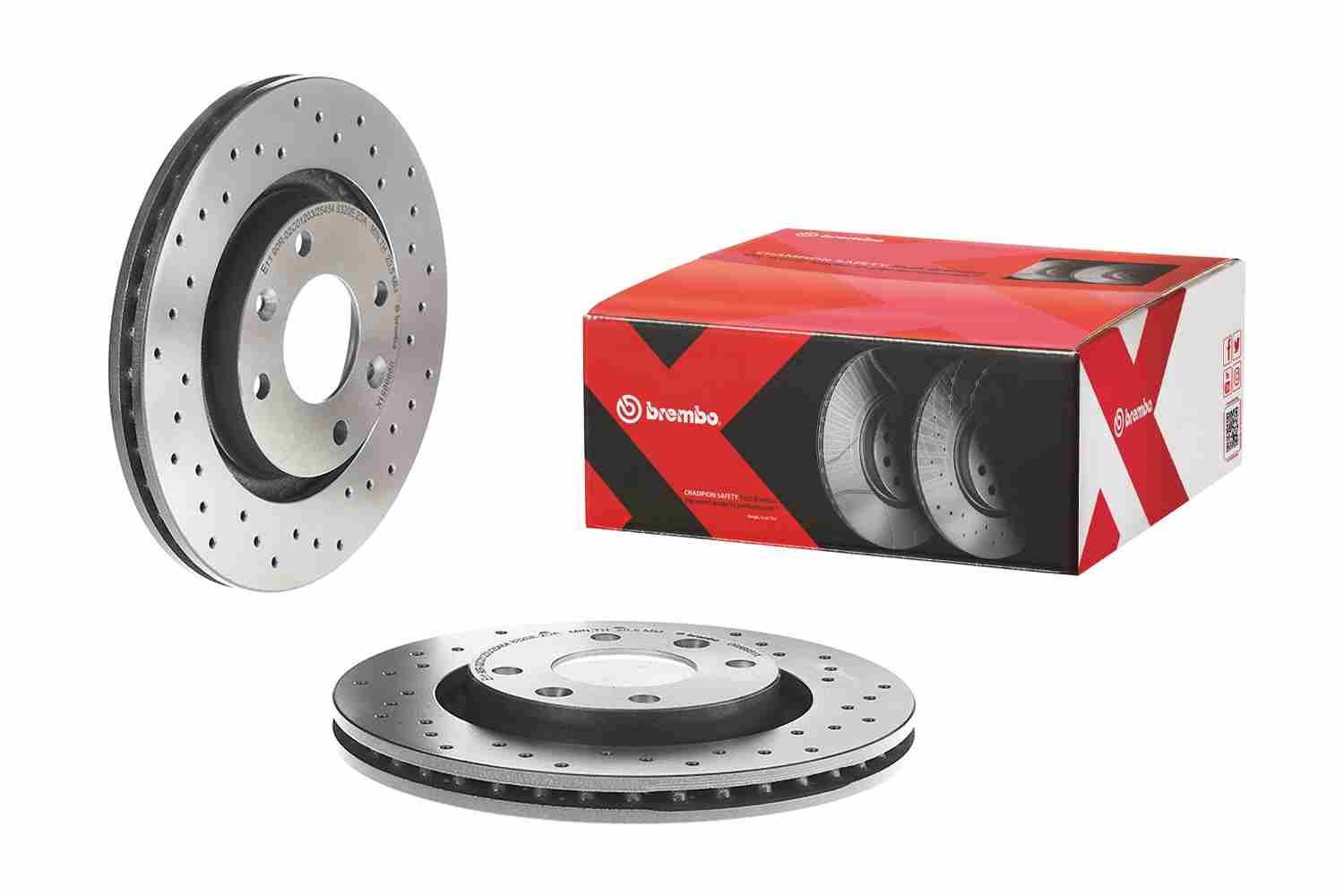 Гальмівний диск BREMBO 0986951X - zapix