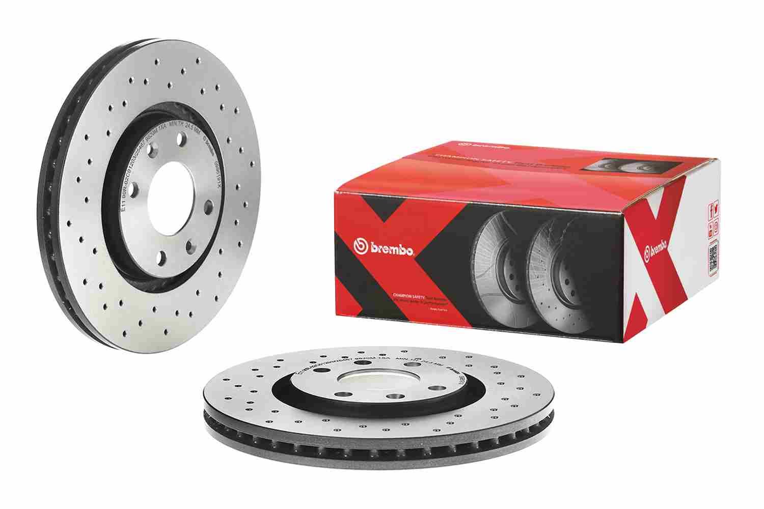 Гальмівний диск BREMBO 0996191X - zapix