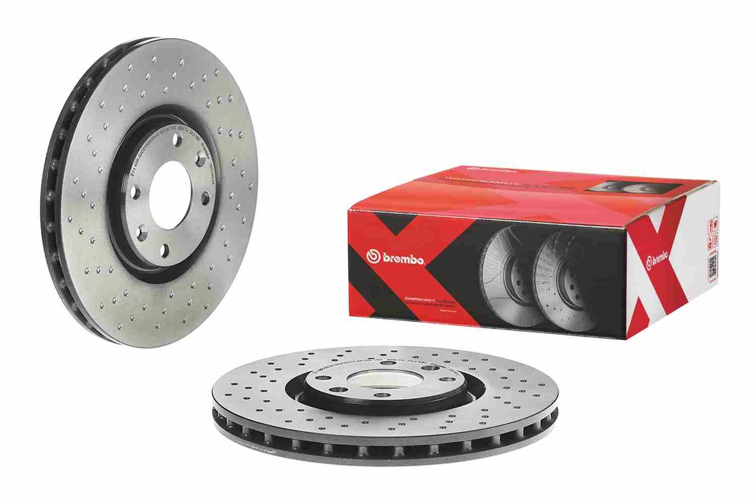 Гальмівний диск BREMBO 09A1851X - zapix