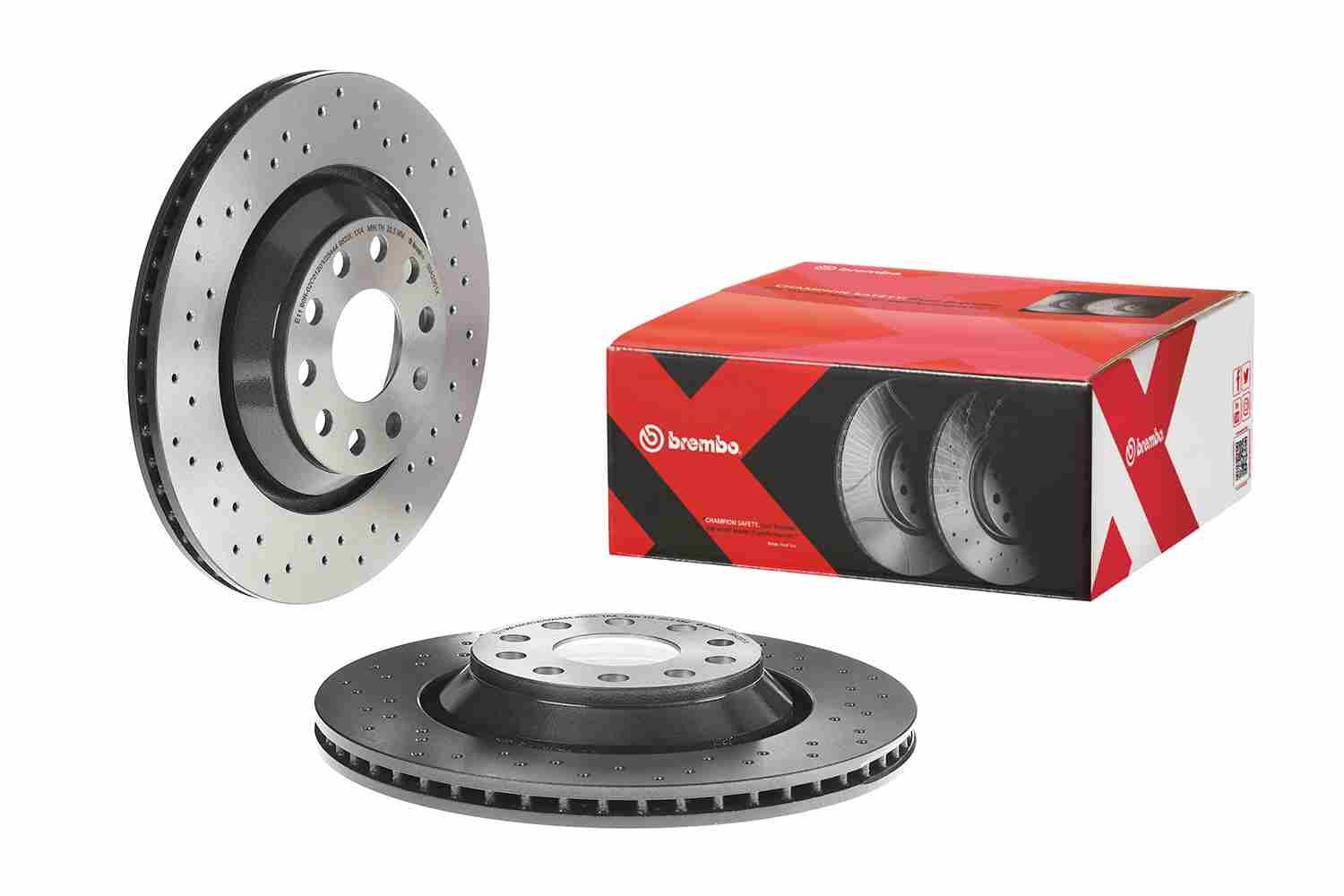 Гальмівний диск BREMBO 09A2001X - zapix