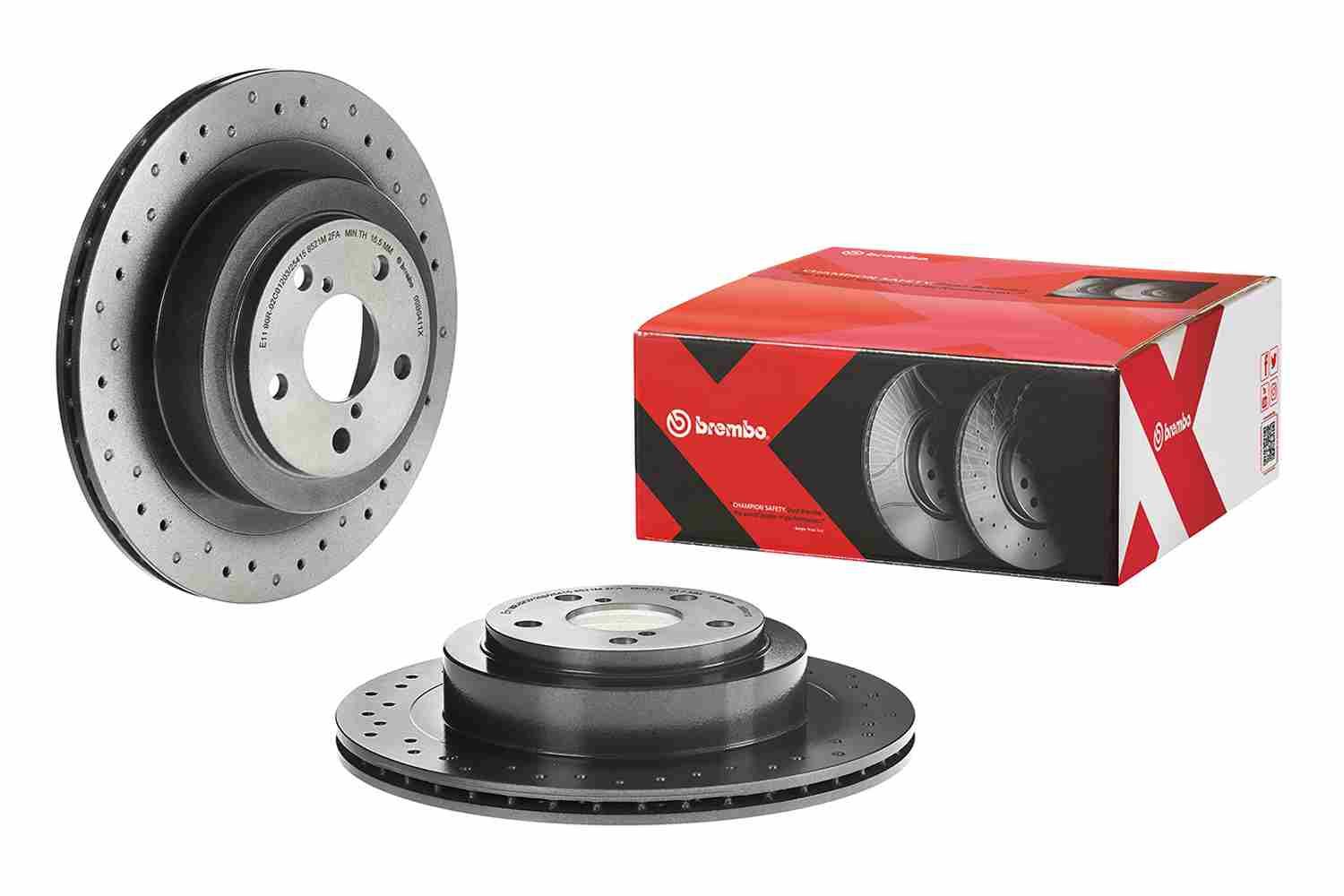 Гальмівний диск BREMBO 09B0411X - zapix