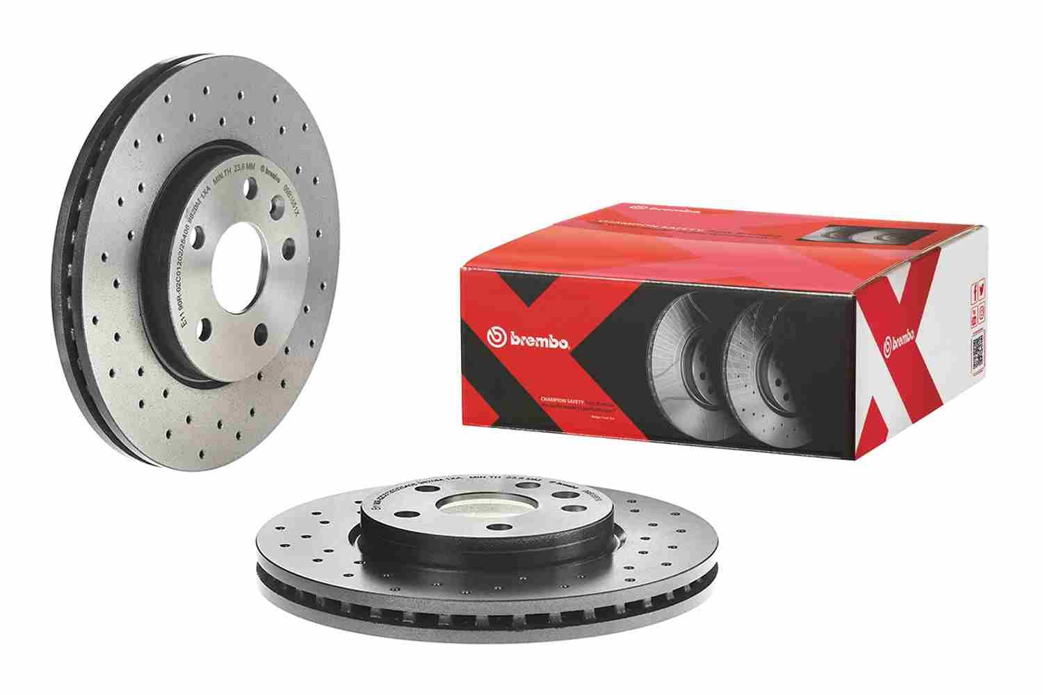 Гальмівний диск BREMBO 09B3551X - zapix