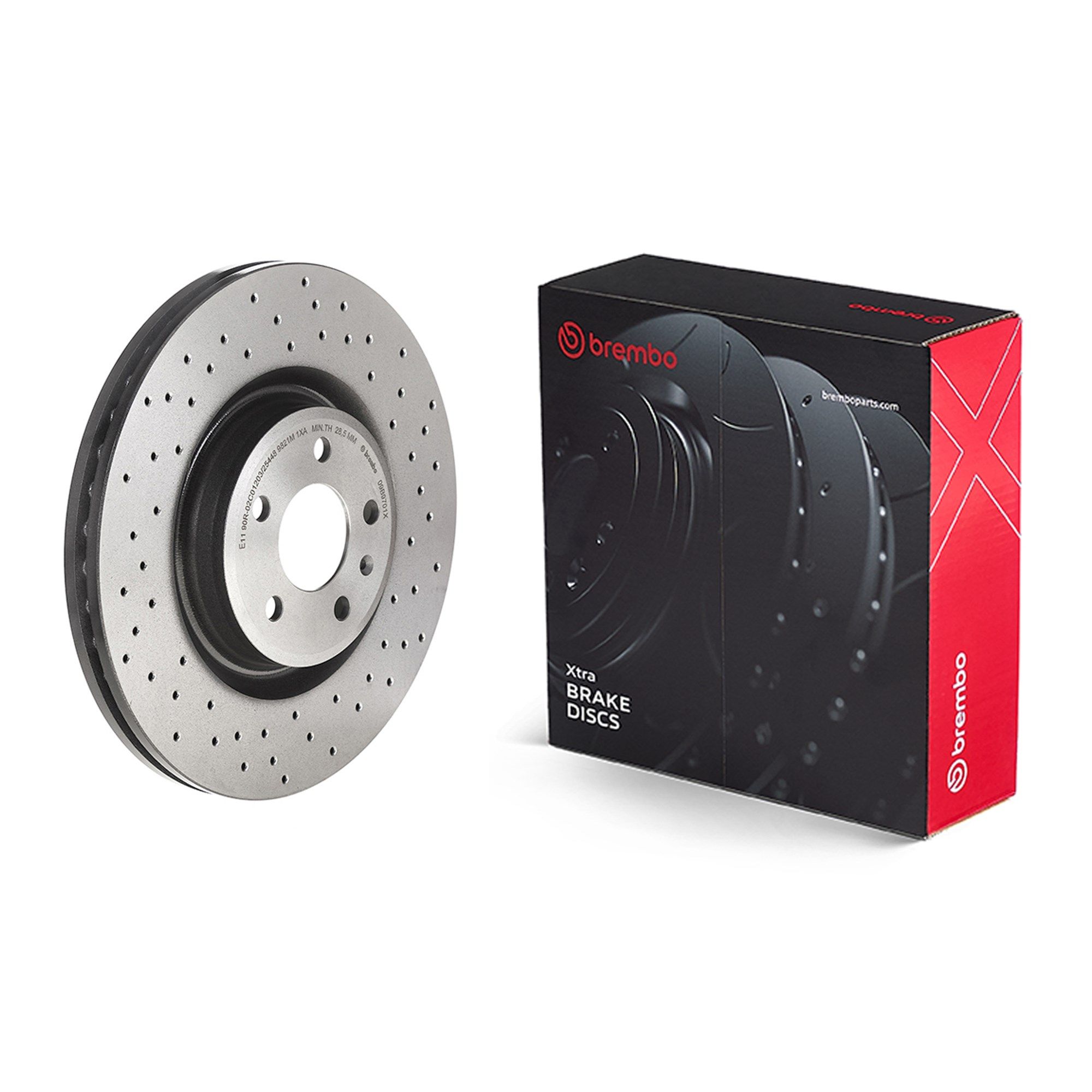 Гальмівний диск BREMBO 09B9701X - zapix