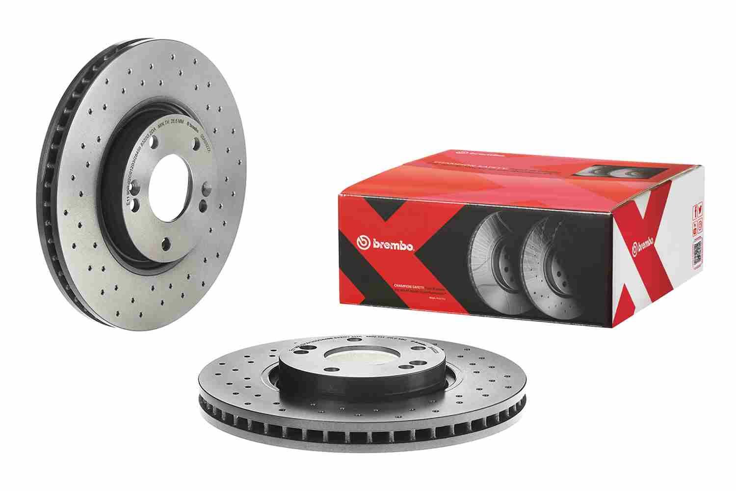 Гальмівний диск BREMBO 09A5322X - zapix