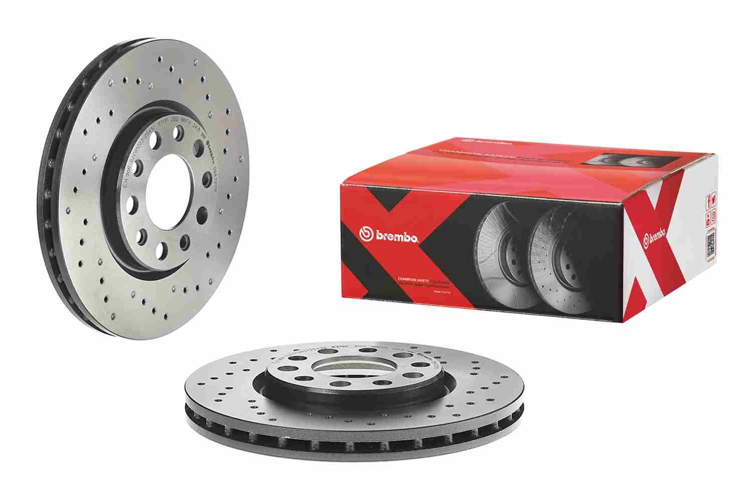 Гальмівний диск BREMBO 09A7211X - zapix