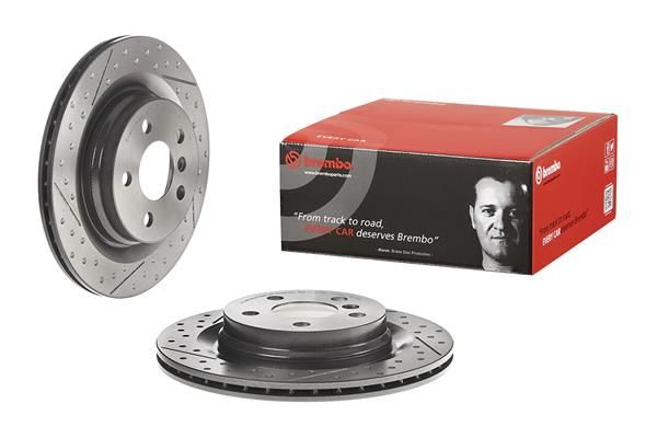Гальмівний диск BREMBO 09C74321 - zapix