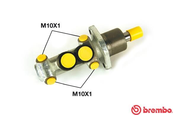 Головний гальмівний циліндр BREMBO M85042 - zapix