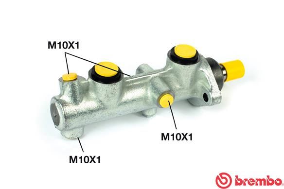 Головний гальмівний циліндр BREMBO M85043 - zapix