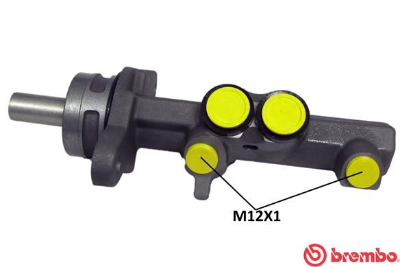 Головний гальмівний циліндр BREMBO M85064 - zapix