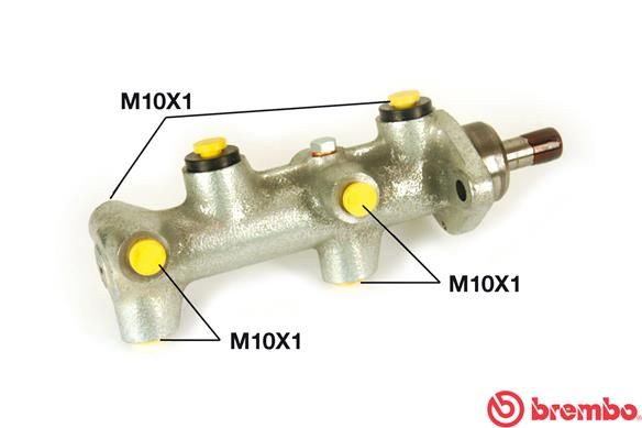 Головний гальмівний циліндр BREMBO M85069 - zapix