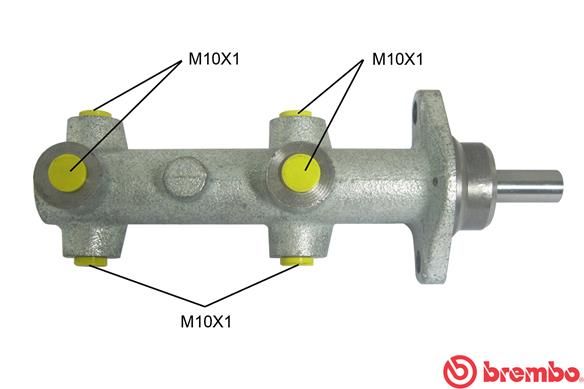 Головний гальмівний циліндр BREMBO M85070 - zapix