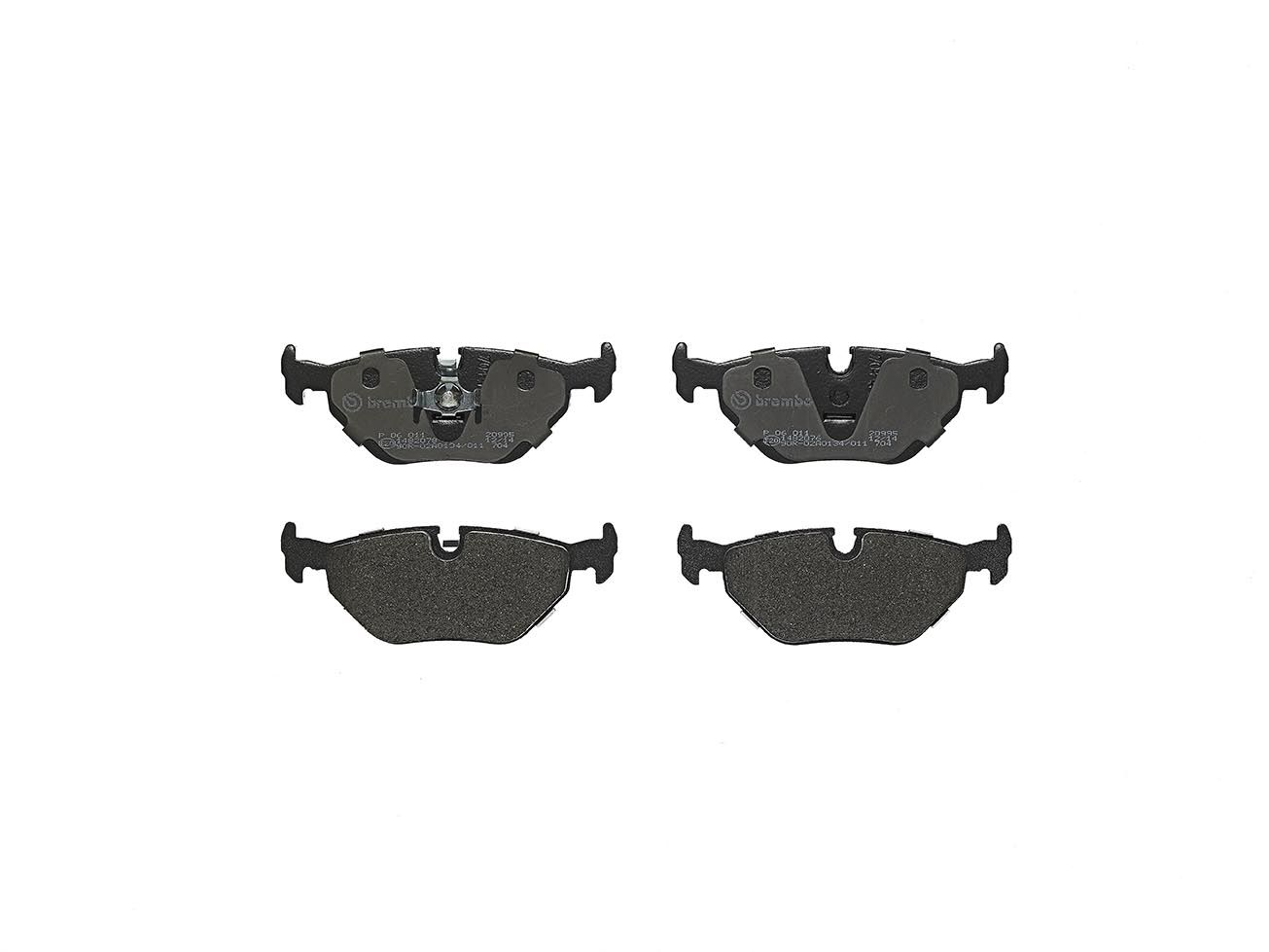 Гальмівні колодки дискові BREMBO P06011 - zapix