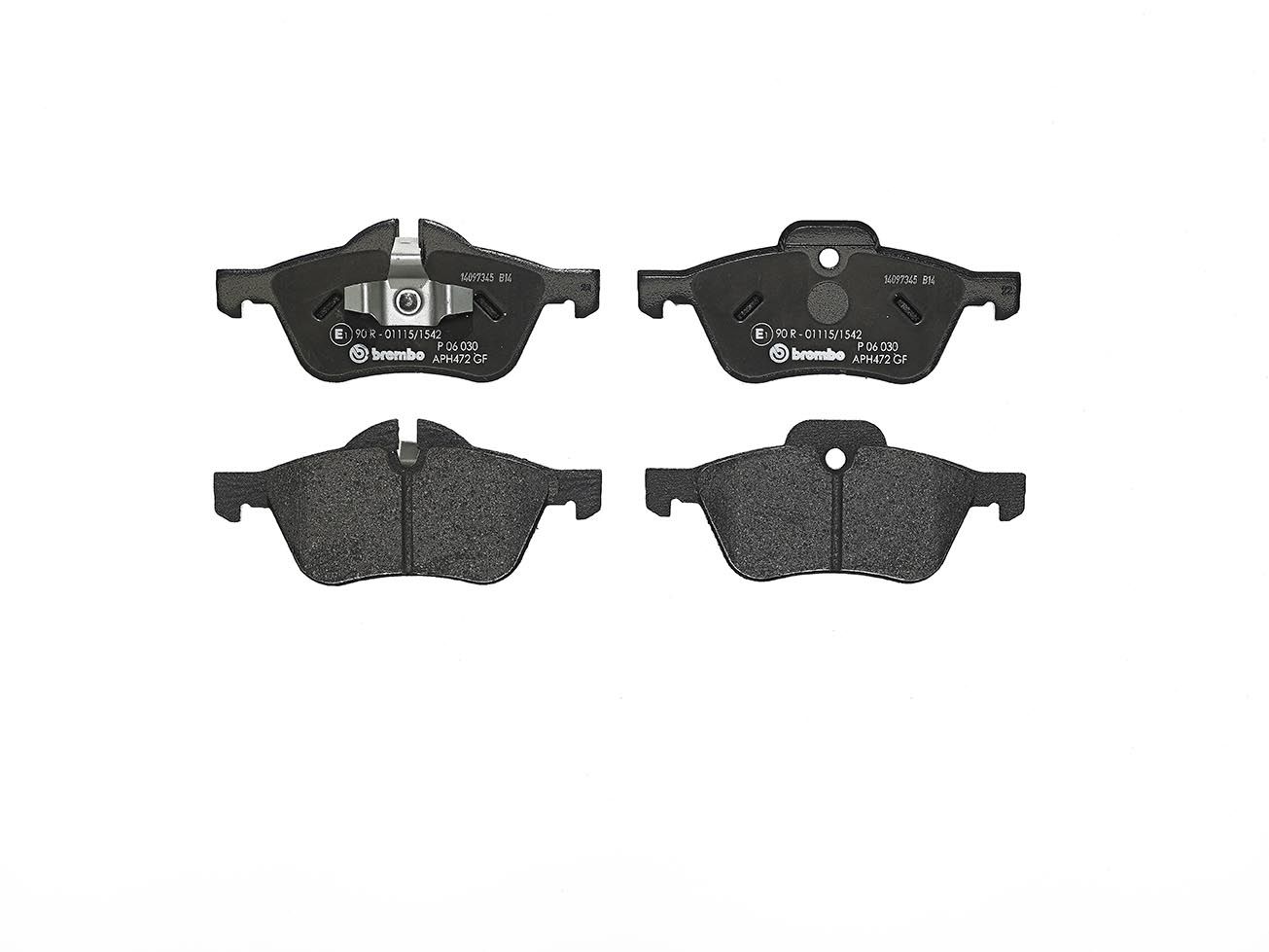 Гальмівні колодки дискові BREMBO P06030 - zapix