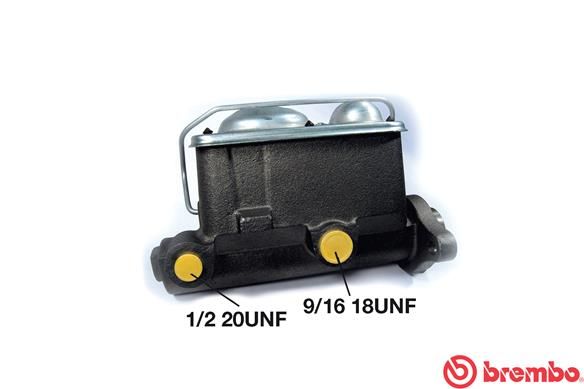 Головний гальмівний циліндр BREMBO M59062 - zapix