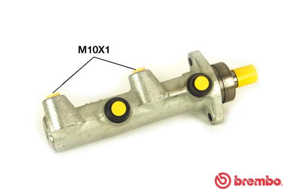 Головний гальмівний циліндр BREMBO M61007 - zapix