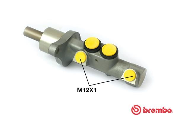 Головний гальмівний циліндр BREMBO M85014 - zapix