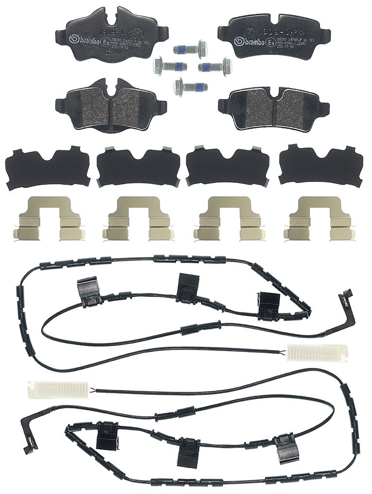 Гальмівні колодки дискові BREMBO P06103 - zapix