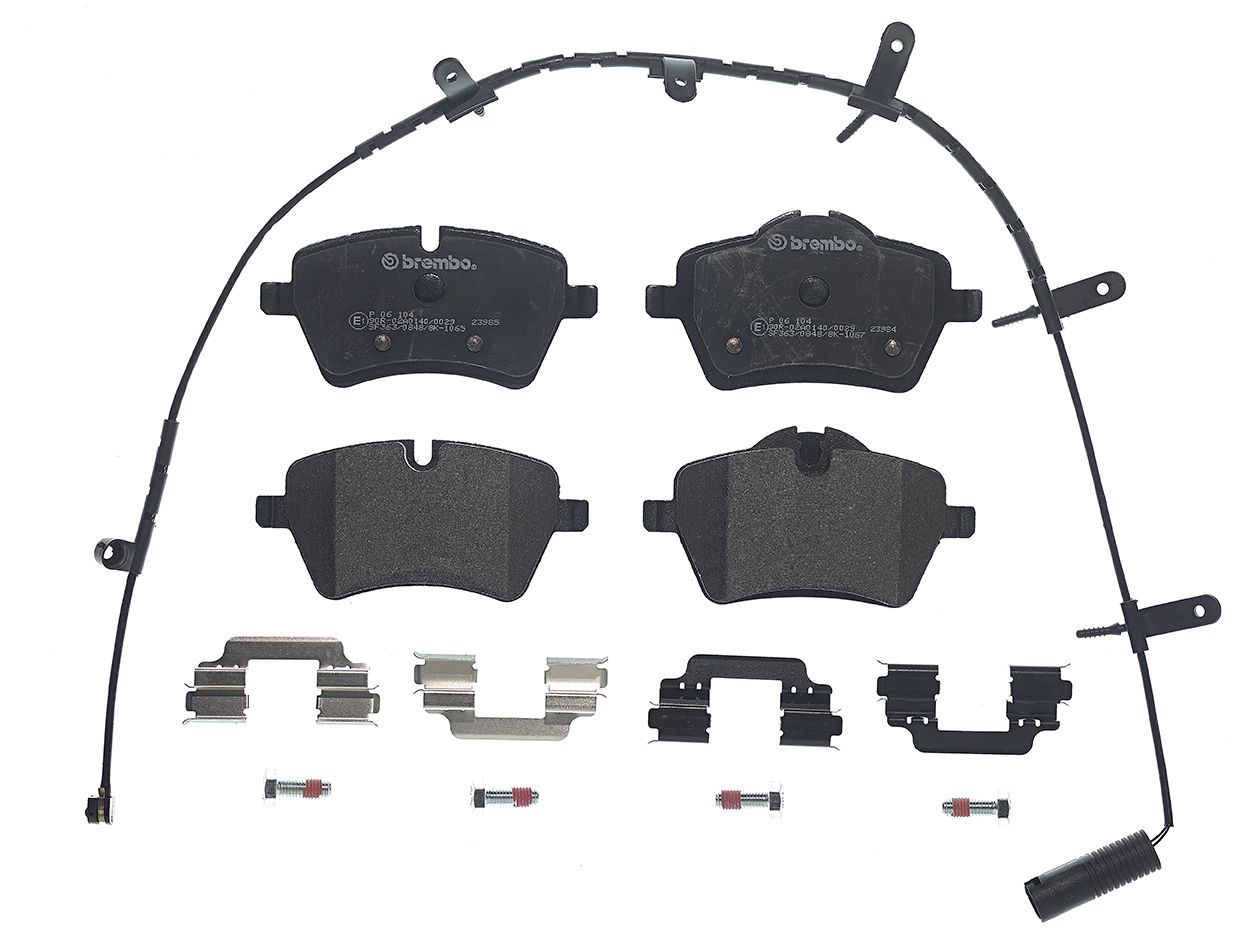 Гальмівні колодки дискові BREMBO P06104 - zapix