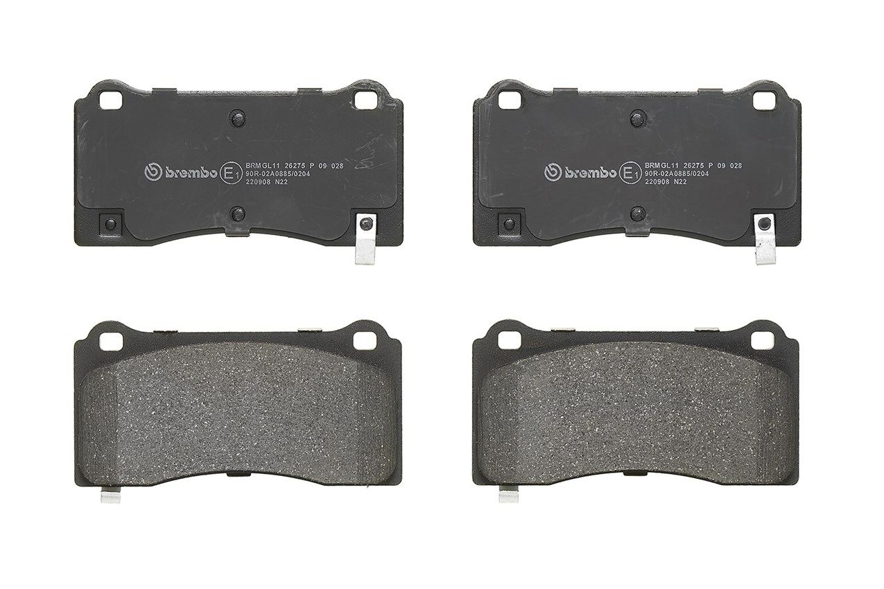 Гальмівні колодки дискові BREMBO P09028 - zapix