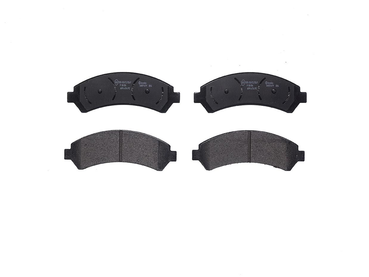 Гальмівні колодки дискові BREMBO P10016 - zapix
