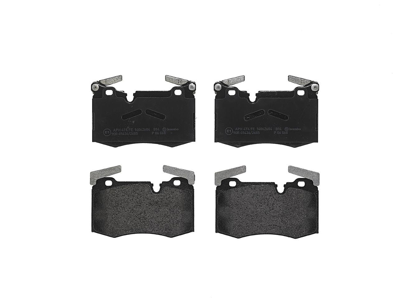 Гальмівні колодки дискові BREMBO P06068 - zapix