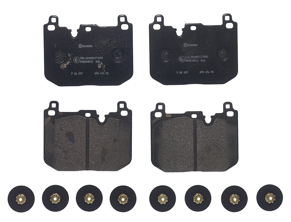 Гальмівні колодки дискові BREMBO P06097 - zapix