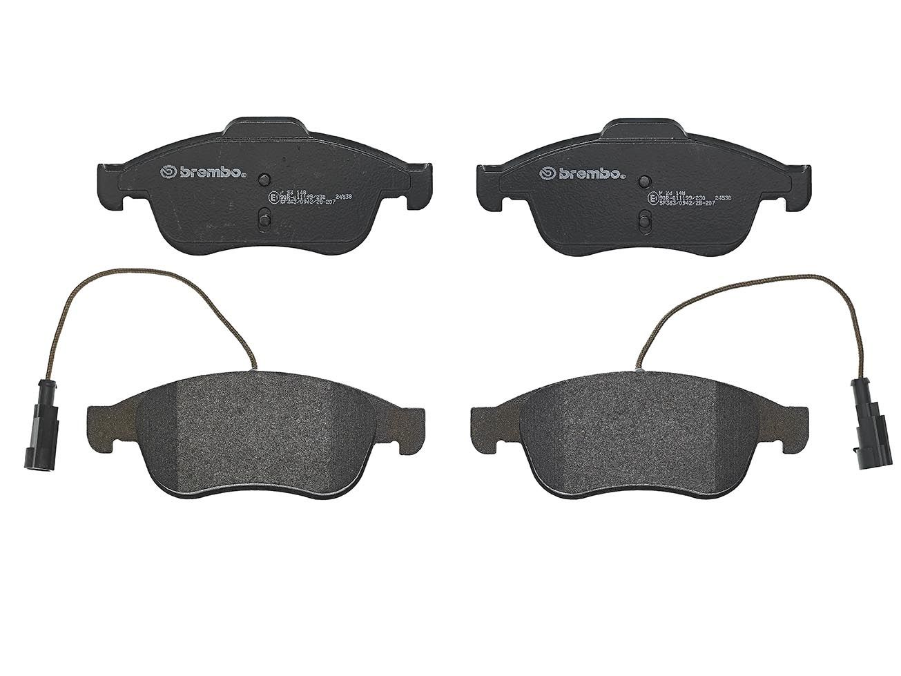 Гальмівні колодки дискові BREMBO P23148 - zapix