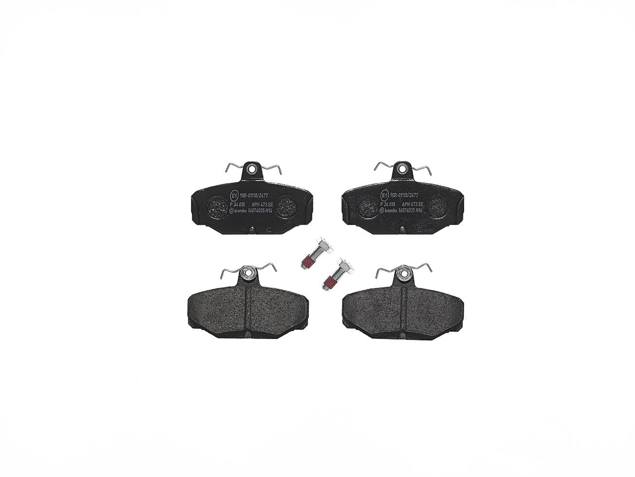 Гальмівні колодки дискові BREMBO P24018 - zapix