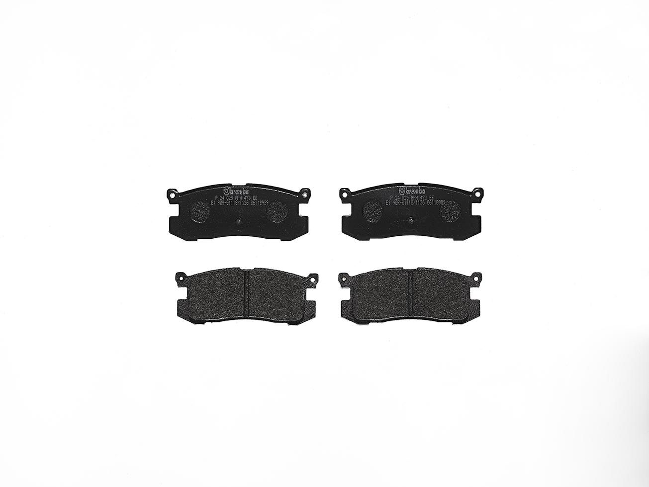 Гальмівні колодки дискові BREMBO P24025 - zapix