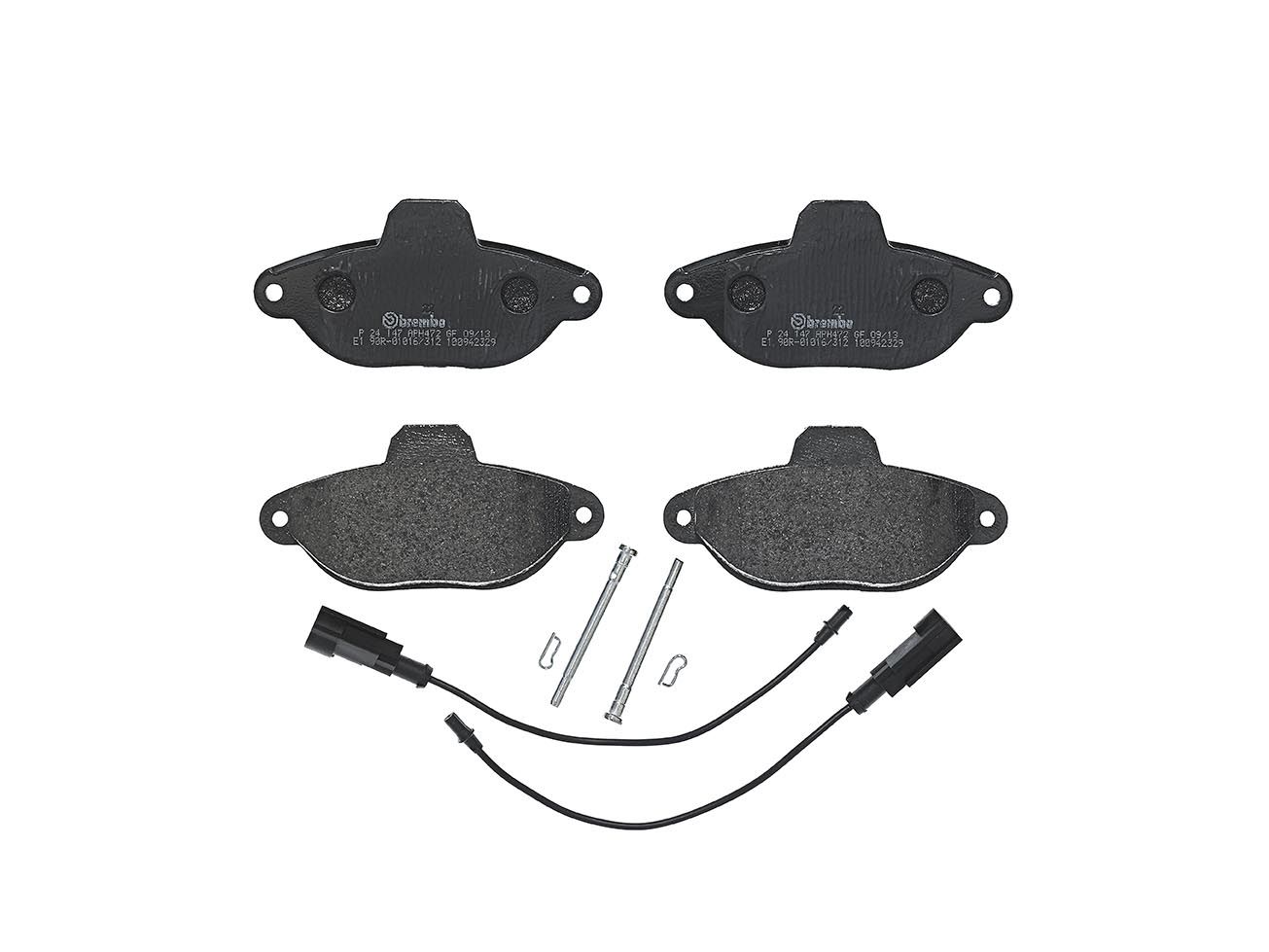 Гальмівні колодки дискові BREMBO P24147 - zapix