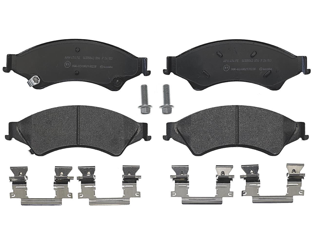 Гальмівні колодки дискові BREMBO P24153 - zapix