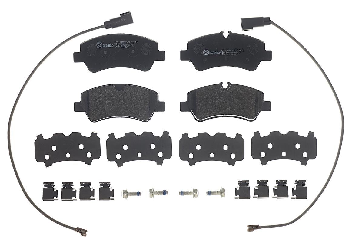 Гальмівні колодки дискові BREMBO P24187 - zapix