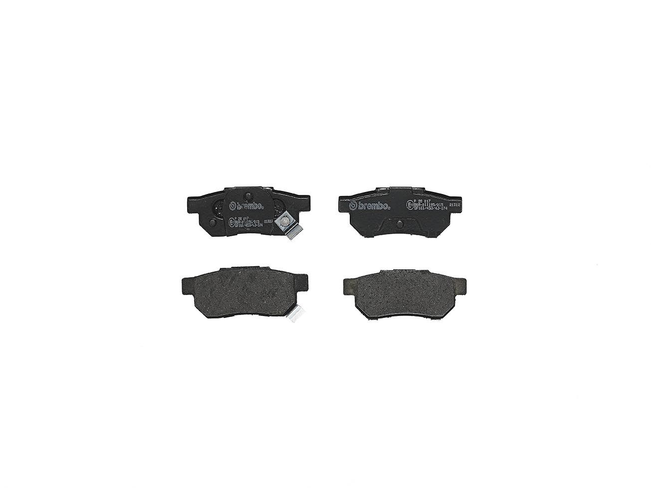 Гальмівні колодки дискові BREMBO P28017 - zapix